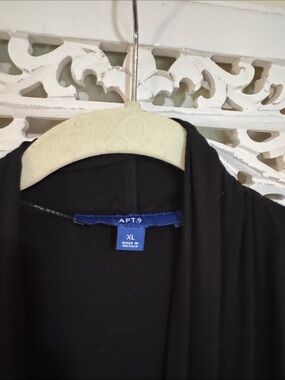 Apt. 9 Women's Black Cardigan Sweater